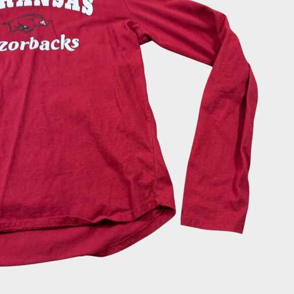 Colosseum Arkansas Razorbacks Womens Medium Red Pullover Hoodie Sweatshirt NCAA - Picture 6 of 8